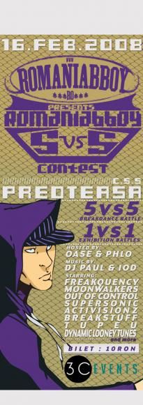 o sa inscriem 3 ekipe de sa fie ok si boaka prin ele 16 februarie 5vs5 bboy