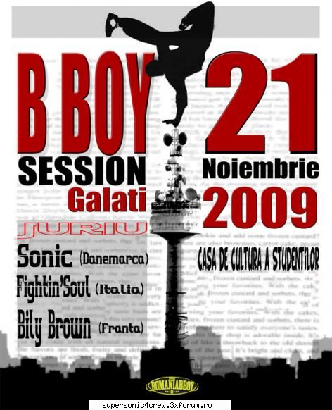 Bboy Session Galati noiembrie - Battle Tournament crew vs crew Data: Organizator - Evenimente Breakdance
